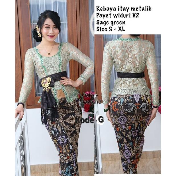 Best Quality KEBAYA ITALY  METALIK PREMIUM V2 murah
