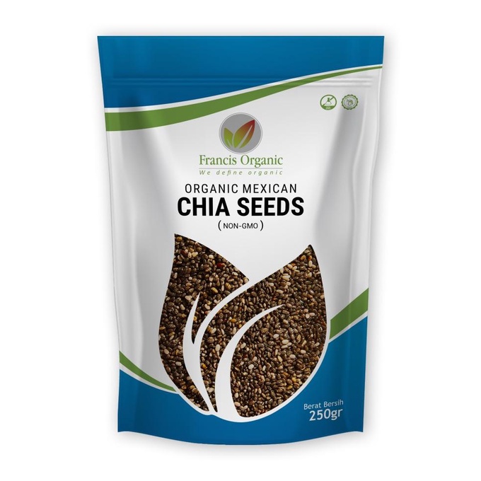 

Organic Mexican Chia Seeds / Chia Seed Organic 250gram