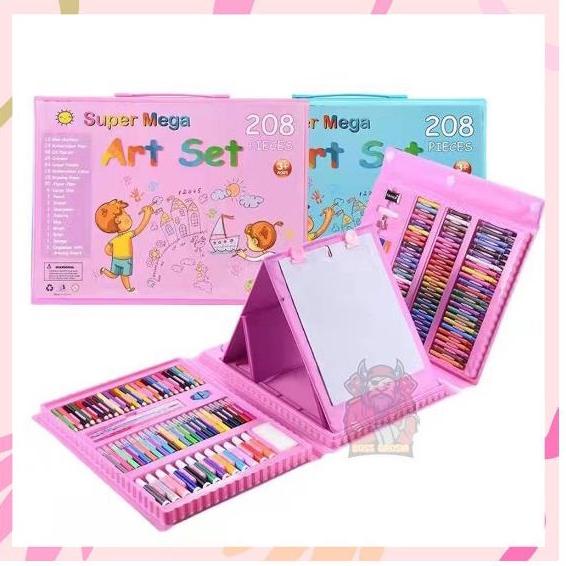 

[NEW ARRIVAL !!!] Art set CRAYON 208 PCS LENGKAP / CRAYON PENSIL WARNA ALAT LUKIS 208 SET LENGKAP MULTIFUNGSI [KODE 494]