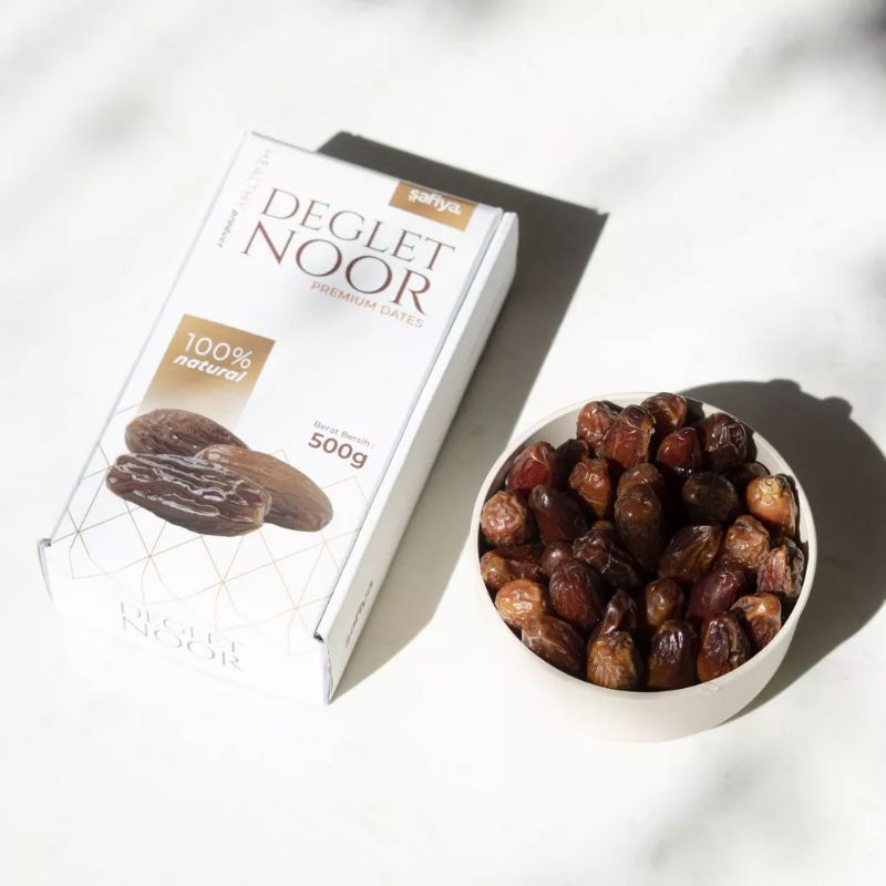 

Safiya Food Kurma Tunisia Madu 500 Gram Deglet Noor Tanpa Tangkai 100% Original