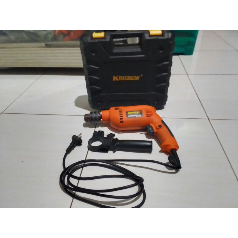 Krisbow impac drill 13mm, alat bor beton bekas / second