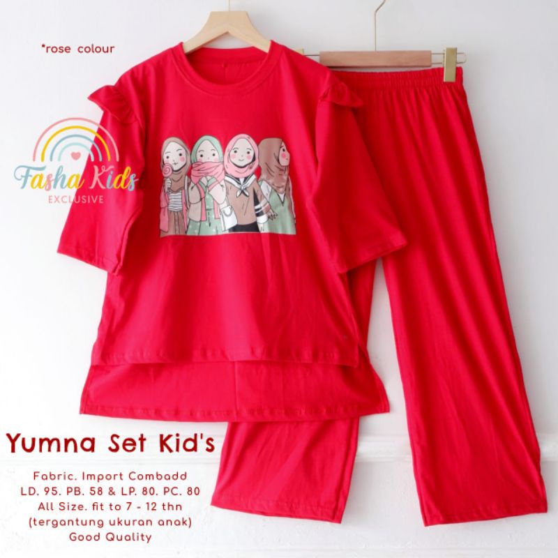 Yumna set kids original by Fasha