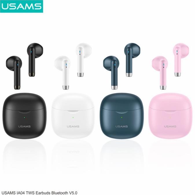 Terbaru Usams Ia04 Tws Earbuds Earphone Bluetooth V5.0