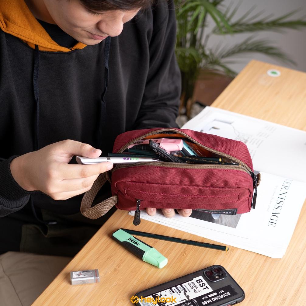 

Trendy HEYLOOK Official - Tempat Pensil Eiko Kotak Pensil Pencil Case Kostak Anak Atk Sekolah Kuliah Kantor Kerja - ARMY