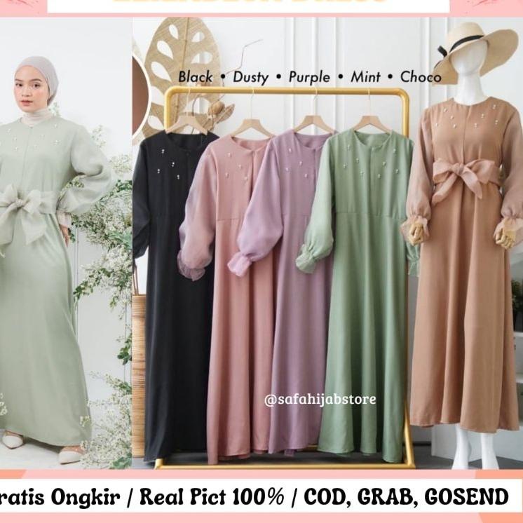 Order ELIZABETH DRESS / DRESS KONDANGAN/ DRES LEBARAN/ DRESS BUSUI / DRESS BRIDESMAID