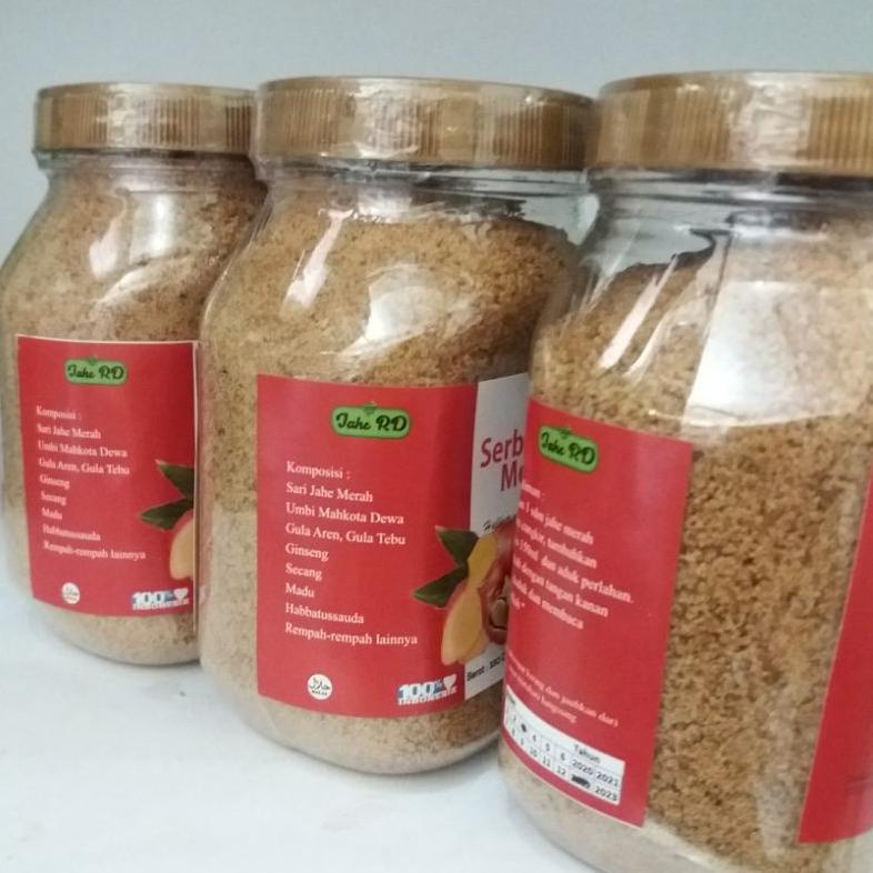 

(BISA COD) Paket Serbuk Jahe Merah Super Plus Rd 1 Paket Isi 3 Botol Menghangatkan Badan Dan Mengatasi Perut Kembung. !