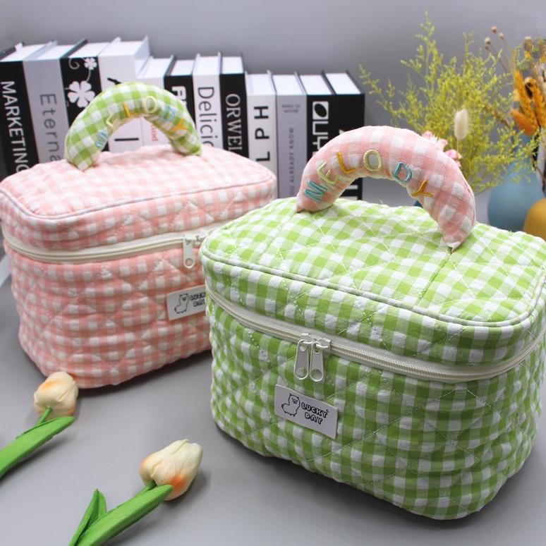 

Baru KENSHO Kotak Pensil Pouch Sleting/ Tempat Makeup / Tas Aksesoris Wanita Pastel Aesthetic Korea Import Lucu Melody ~