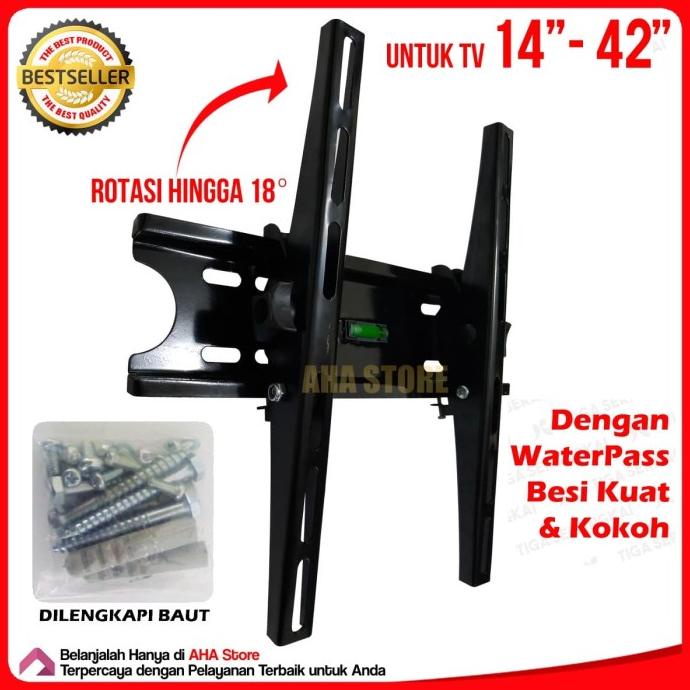 Diamond Bracket Tv Led/Lcd 14-40 Inch - Breket Tv / Braket Tv