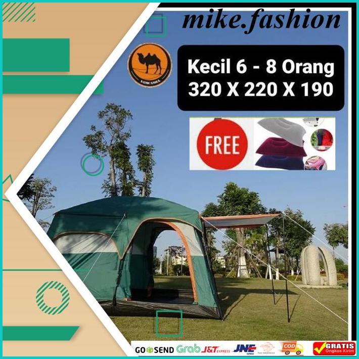 TENDA 6 - 8 ORANG DOUBLE LAYER 015 ASLI IMPORT 