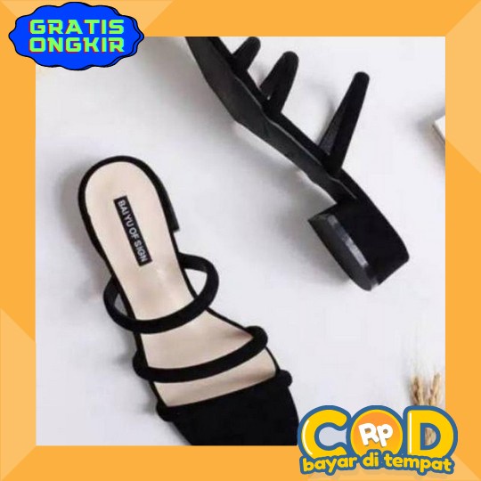 Model Terbaru Korea Hels Wisuda Elegan Premium Heels Wanita Kondangan 3Cm Kekinian Hils Kaca 5Cm Mur