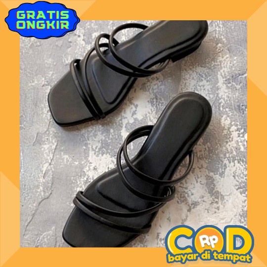 Heals Wanita Import Pesta Heels Wanita Kondangan 3Cm Kekinian Model Terbaru Korea Hils Kaca 5Cm Mura