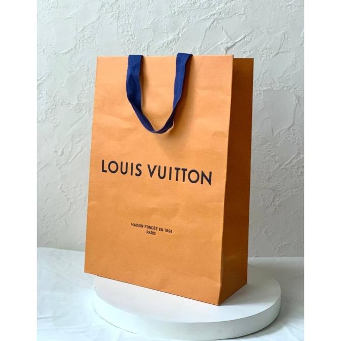 

Paperbag Paper Bag Original Lv Louis Vuitton Merridamuji