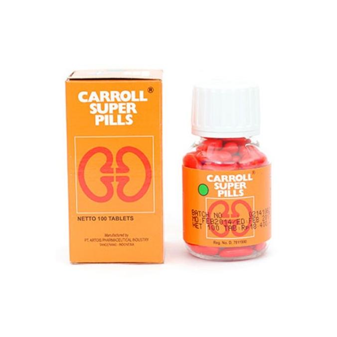 

Ready stock] Carol Super Pil (obat batu ginjal) -isi 60kap