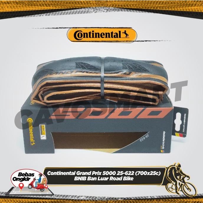 Continental GP5000 700x25 Transparent BNIB Ban Luar Roadbike