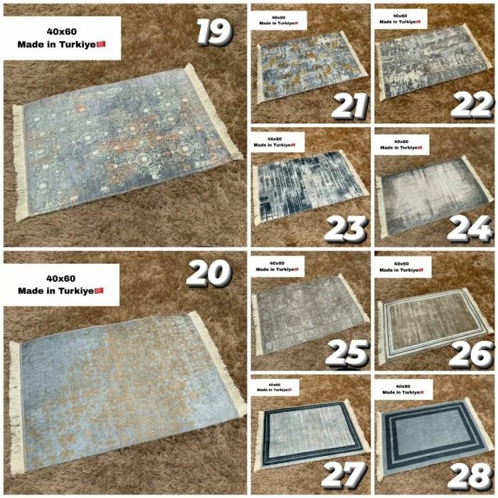 Keset Turki 40X60 Import Murah Dekorasi Rumah Hiasan Rumah Mewah