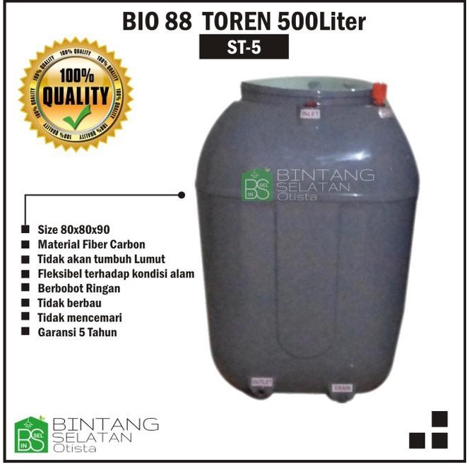 Terlaris Septik Tank Bio 88 St-05 500 Liter 80X80X90