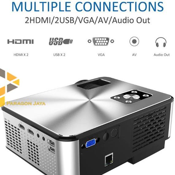 Ni Proyektor Cheerlux C9 2800 Lumens + Analog Tv/Tv Tunner