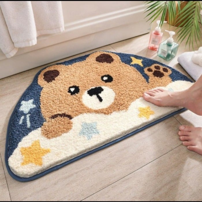 Keset Kaki KAWAII DOBUTSU Cute Animals Shiba Inu Neko Ahiru Microfiber MA Rainbow R1R4 High Quality 