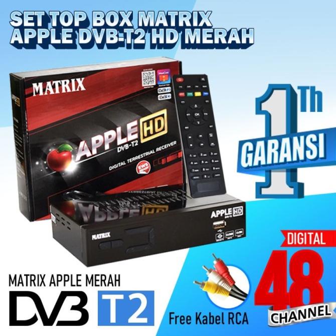 MATRIX Receiver Tv Set Top Box Matrix DVB T2 Digital Original Garansi