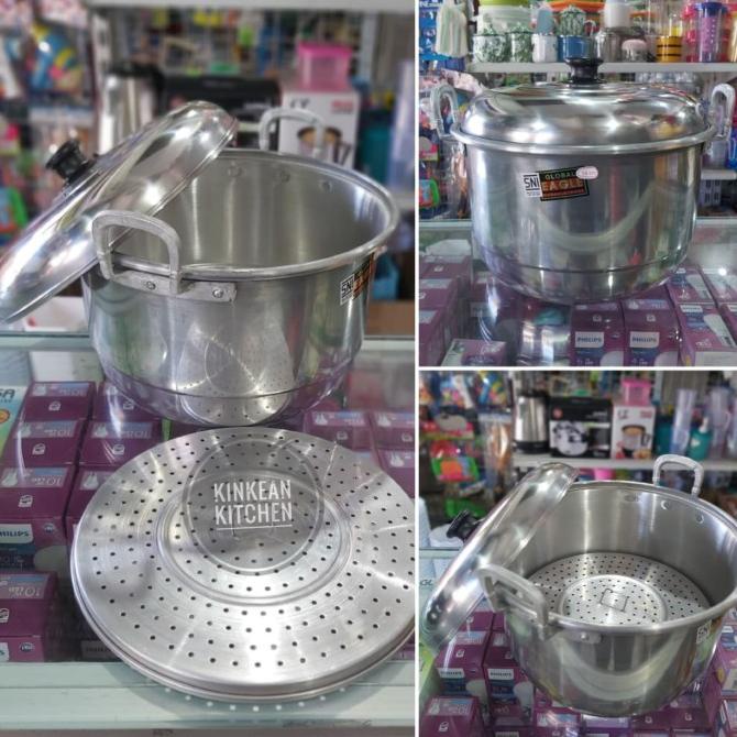 Panci Langseng Kukus / Dandang / Steamer GLOBAL EAGLE