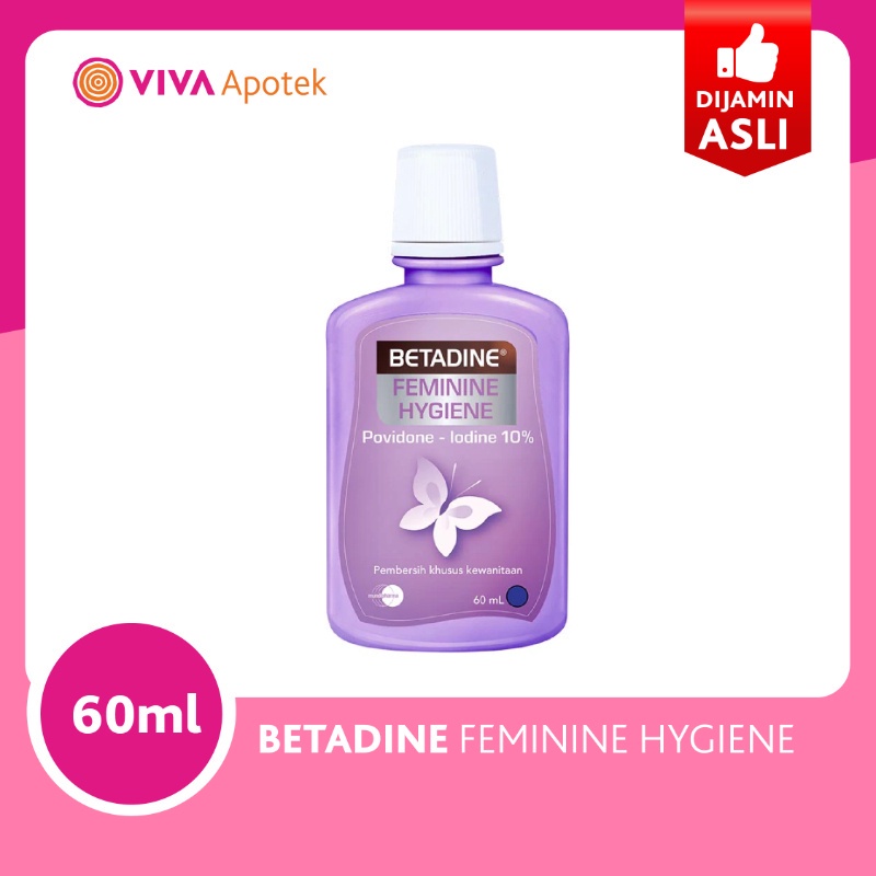 Betadine Feminine Hygiene untuk Kebersihan Kewanitaan (60 ml)