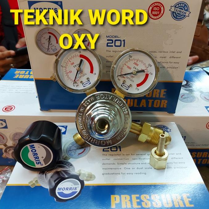REGULATOR MORRIS OXYGEN REGULATOR GAS OXYGEN MORRIS MORIS 201