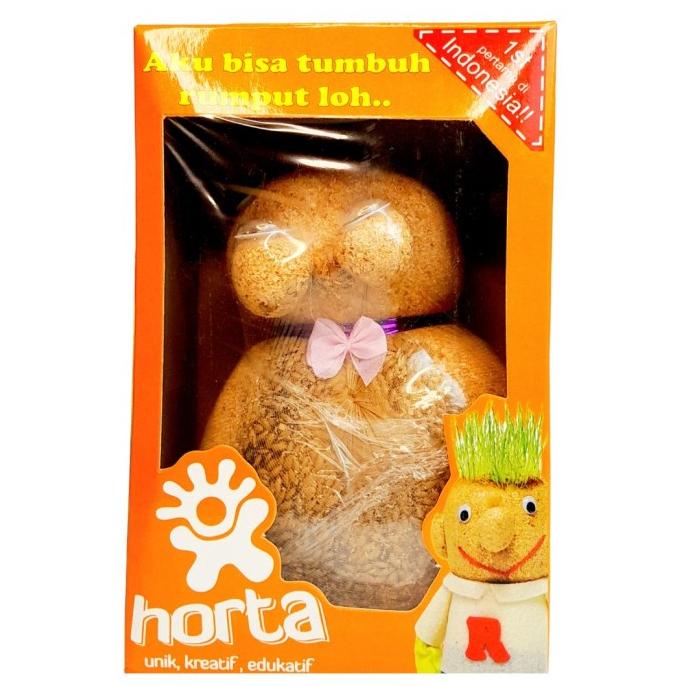 NEW PRODUK BONEKA HORTA BONEKA EDUKASI BISA TUMBUH RUMPUT BEBAS PILIH HEWAN 