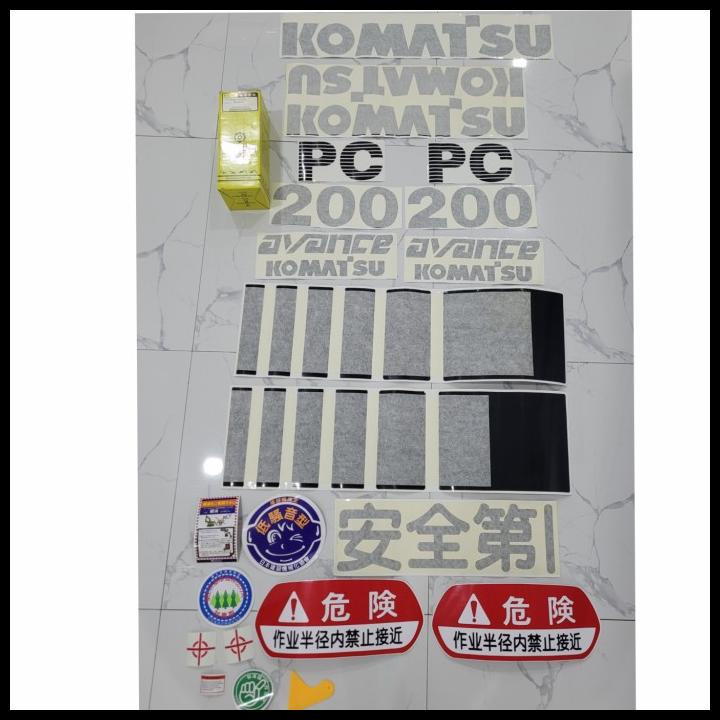 BEST DEAL STICKER EXCAVATOR KOMATSU PC 200-6 