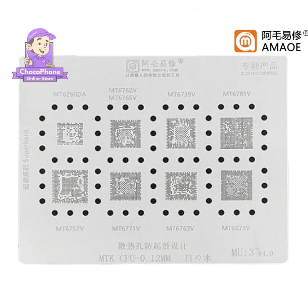 Plat Amaoe Mu3 Cetakan Ic Cpu Mt6765V Mt6785V Mt6757V Original