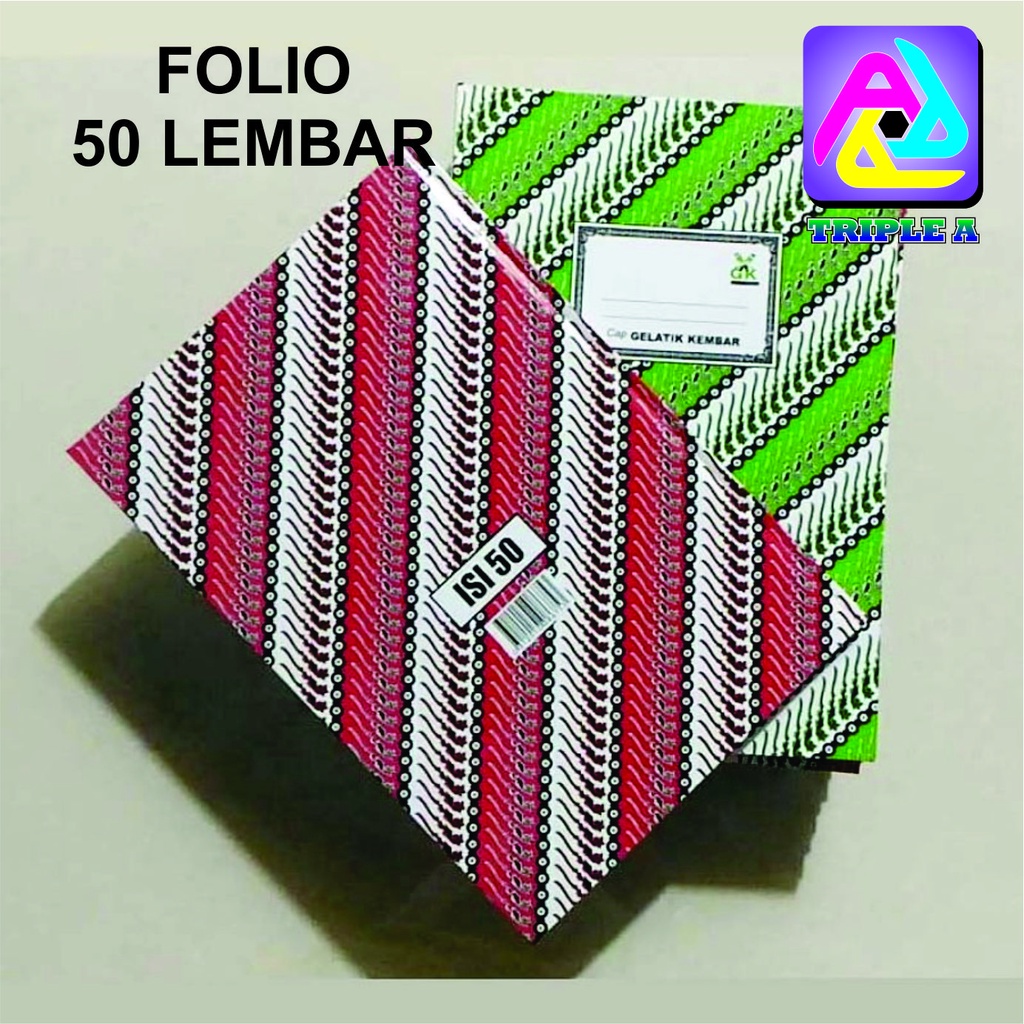 

BUKU FOLIO GELATIK KEMBAR ISI 50 LEMBAR