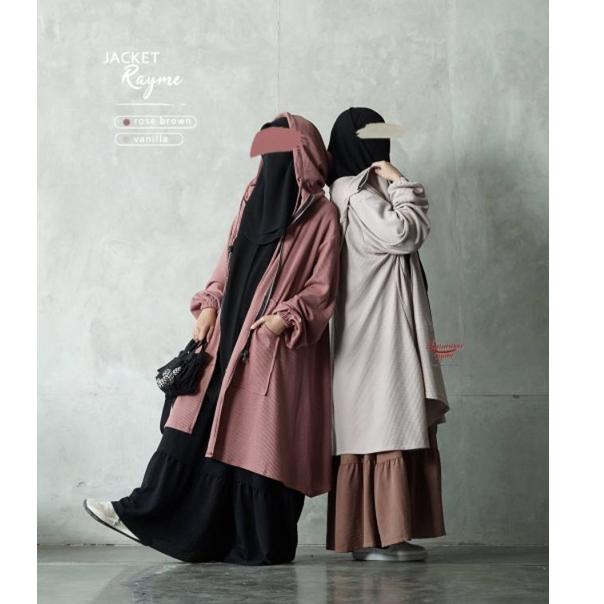 [KODE V6941W] READY BISA COD jaket rayme by Khumaira Syari | jaket muslimah syari