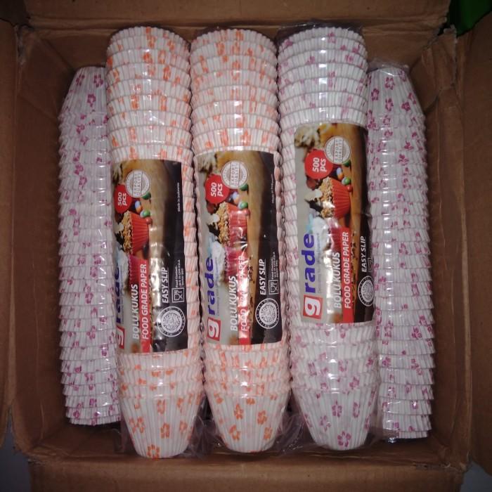 Terlaris Cup Kertas 12,5 Warna/Cake Case 12,5/ Paper Cup Bolu Kukus (500Pcs)