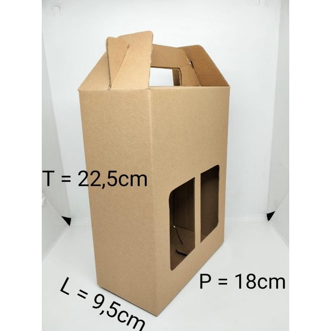 

~^~^~^] GABLE BOX MIKA 18,5X9,5X22,5 CM E-FLUTE KARDUS