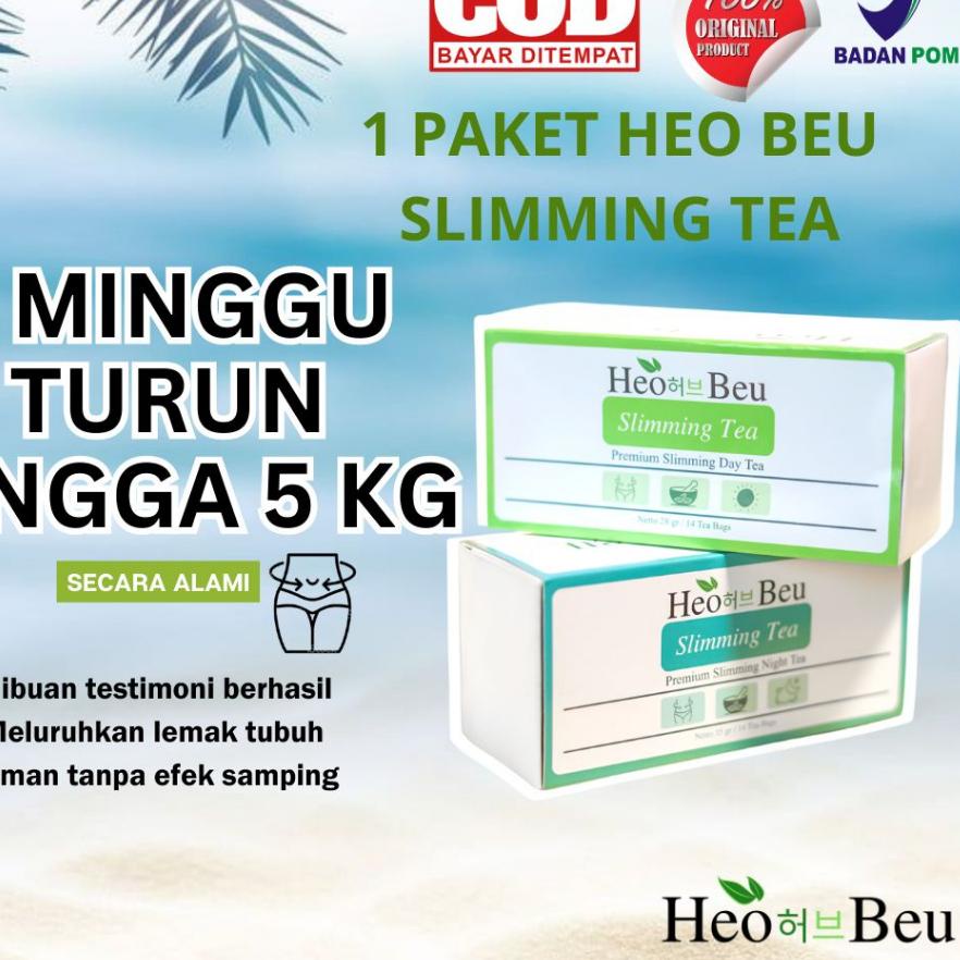 

✨12.12✨ HEO BEU SLIMMING TEH PAGI & MALAM TEH PELANGSING 100% ORIGINAL HALAL BPOM | BISA COD PENURUN BERAT BADAN BISA BUAT PRIA&WANITA !