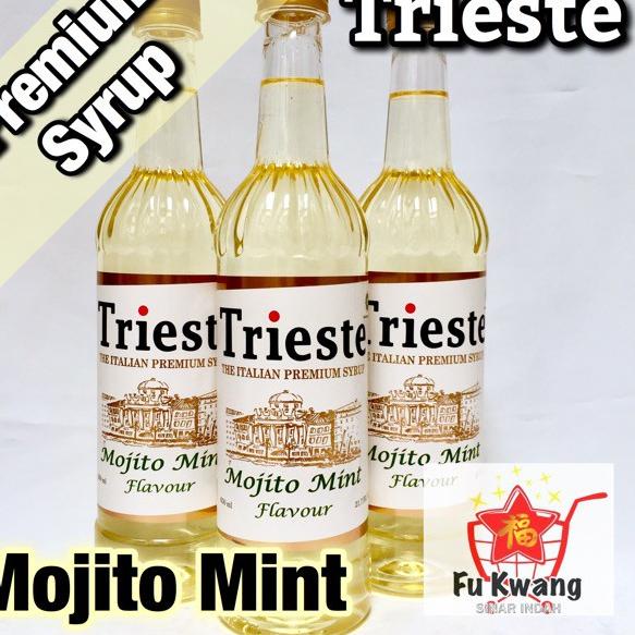 

FLASH SALE Sirup Trieste Premium Syrup Rasa Mojito Mint Flavour 650 ml murah