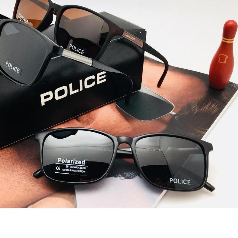 GROSIR BEST SELLER KACA MATA PRIA POLICE 1216 LENSA POLAROID ORIGINAL FULLSET KACAMATA MANCING PASER