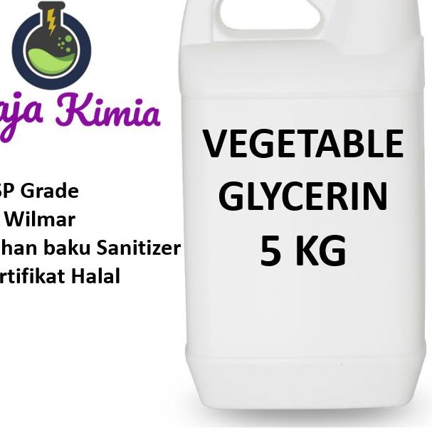 

✨MEN SALE✨ Vegetable Glycerin / Gliserin / Gliserol Pharmaceutical Grade - 5 KG 