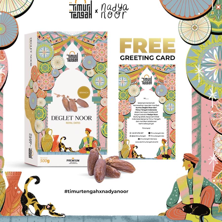 

12.12 Promo Brand Kurma Tunisia Tangkai Timur Tengah Premium Deglet Noor Branch buruan