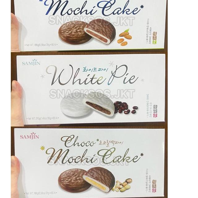 

PROMO HARI INI SAMJIN PEANUT CHOCOLATE MOCHI CAKE / SAMJIN WHITE MOCHI CAKE PIE / SAMJIN ALMOND MOCHI CAKE 