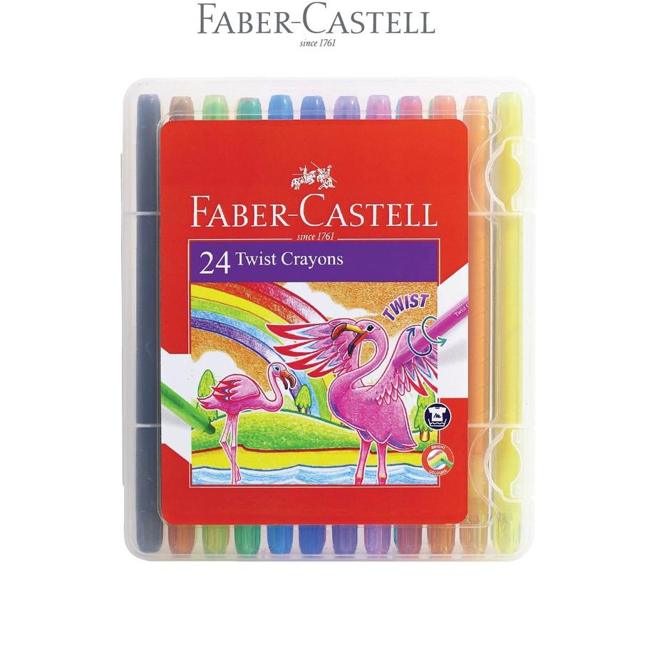 

MALL Faber-Castell Twist Crayon Set 24 murah