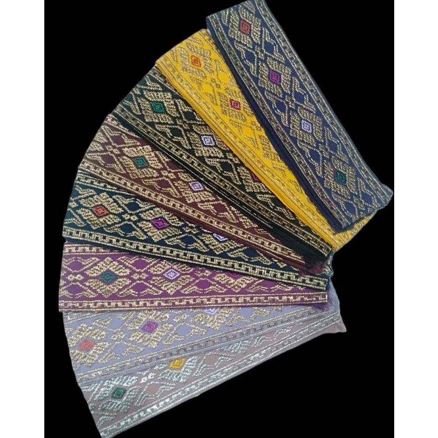 Bisa Cod - Selendang Obi Songket/ Selendang Songket Bordir ,,