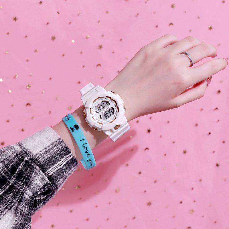 Jam Tangan Wanita Sport Rubber Digital