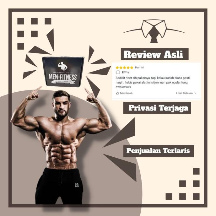 DEKER FITNES GENITAL PRIA MEN-FITNES ORI ALAT GYM DI BALIK CELANA