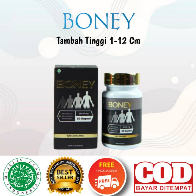 KAPSUL PENINGGI BADAN / BONEY PENINGGI