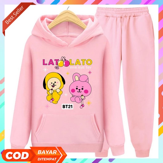 Set Anak Oneset Set Anak Vika Sabrina Rib Setelan Anak Perempuan Usia 1-5 Tahun One Set Fashion Outf