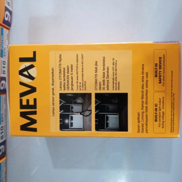 Motion Sensor Meval 9 Watt/Lampu Led Sensor Gerak Meval 9 Watt