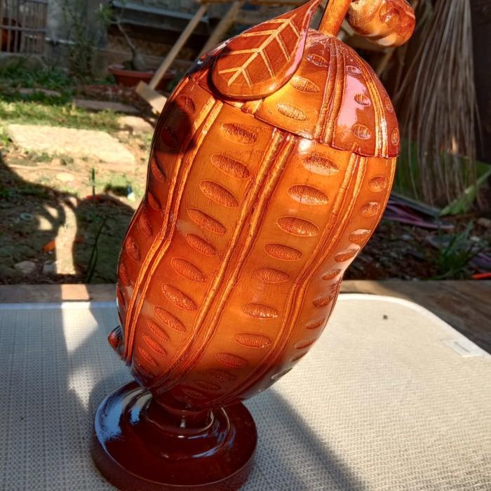 Terlaris Tempat Kayu Jati Asli Model Kacang Blora Ukir Besar Unik Furniture