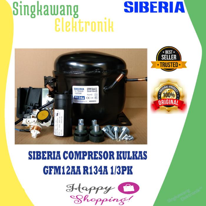 Terlaris Siberia Compresor Kulkas, Freezer, Show Case Gfm12Aa R134A 1/3Pk