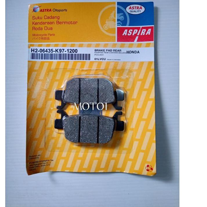 KAMPAS REM CAKRAM BELAKANG PCX/ADV ASLI ASPIRA