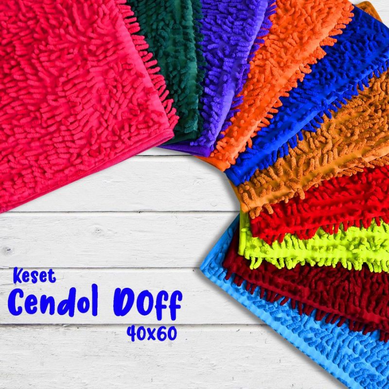 Keset Cendol Microfiber Anti Slip / Keset Kaki